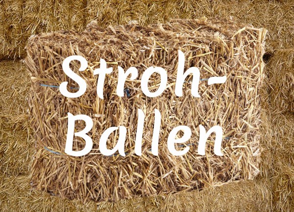 Bio-Strohballen - Kleinballen